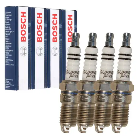 4x BOSCH HR7DC+ 0242235661 Z&uuml;ndkerze MERCEDES-BENZ M102 M103 W0031590603