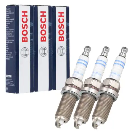 3x BOSCH FR8SE0 0242229797 Z&uuml;ndkerze CITROEN C1 107 (PM_, PN_) 1.0 68 PS