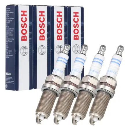 4x BOSCH FR8SE0 0242229797 Z&uuml;ndkerze CITROEN PEUGEOT RENAULT 1.6 1.8 2.0