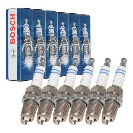 6x BOSCH 0242240593 FR6DC+ Z&uuml;ndkerze f&uuml;r AUDI FORD OPEL PORSCHE RENAULT VOLVO VW