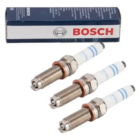 3x BOSCH YA5NII3320 Z&uuml;ndkerze VW Golf 8 Polo 6 A1 A3 Q2 Ibiza Leon Octavia Scala 1.0 TSI