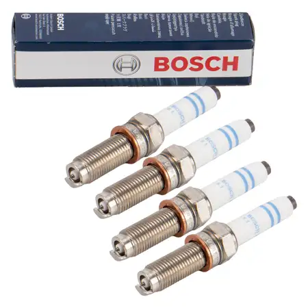 4x BOSCH YA5NII3320 Z&uuml;ndkerze VW Golf 7 8 Passat B8 Polo 6 Tiguan A1 A3 Q2 1.5 TSI