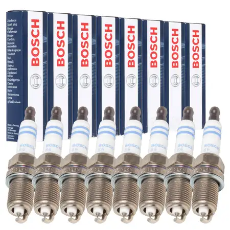 8x BOSCH 0242240653 FR6KI332S Z&uuml;ndkerze f&uuml;r AUDI BMW HONDA JAGUAR VOLVO VW