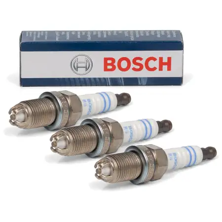 3x BOSCH 0242229648 Z&uuml;ndkerze OPEL Agila A Corsa B C 1.0 12V 54/58 PS bis 08.2003