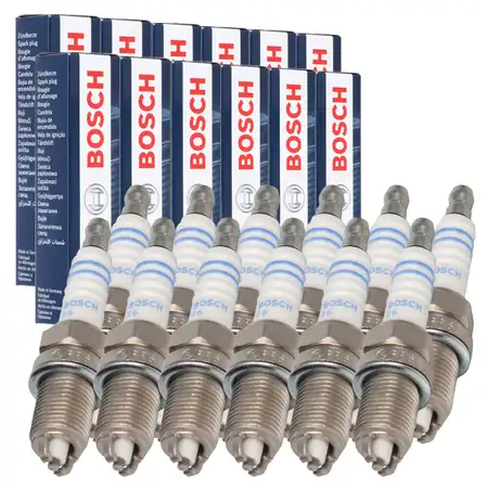 12x BOSCH FR6LDC 0242240566 Z&uuml;ndkerze PORSCHE 964 993 3.6 Carrera / 4