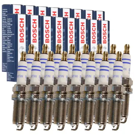 16x BOSCH FR6MPP332 0242240619 Z&uuml;ndkerze MERCEDES W211 W463 W220 R199 R230 55 AMG M113