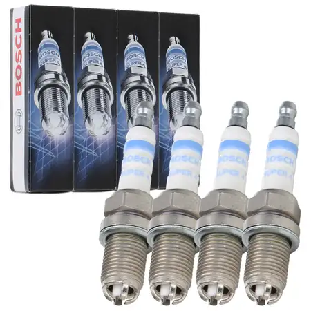 4x BOSCH 0242232502 FR78X Z&uuml;ndkerze f&uuml;r AUDI BMW CITROEN FORD MB PEUGEOT VW