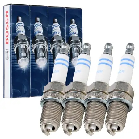 4x BOSCH 0242229724 FQR8DE Z&uuml;ndkerze MERCEDES W169 A150-200 W245 B150-200 M266