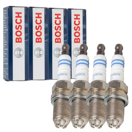 4x BOSCH 0242235748 FGR7DQE+ Z&uuml;ndkerze VOLVO 850 S40 I S70 V40 V70 I 1.6 1.8 2.0