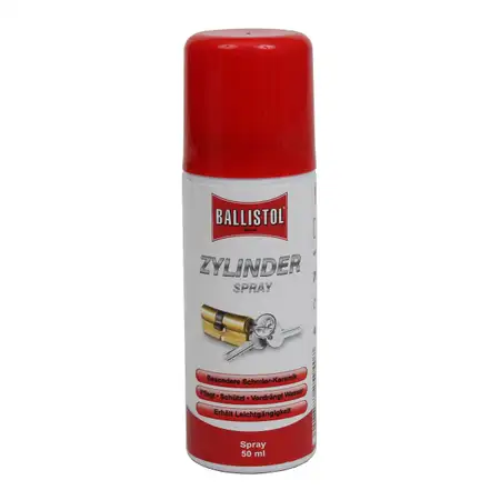 BALLISTOL Schloss&ouml;l Pflegespray Keramik-Zylinderspray f. Schl&ouml;sser 50ml