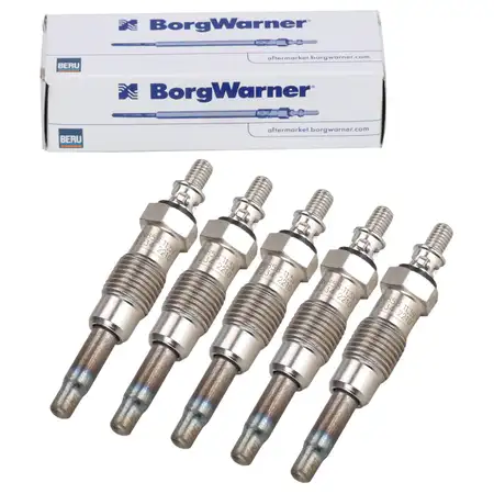 5x BERU GN858 0100226234 Gl&uuml;hkerze MERCEDES 190 W201 W202 W124 W460 W461 W463 OM602