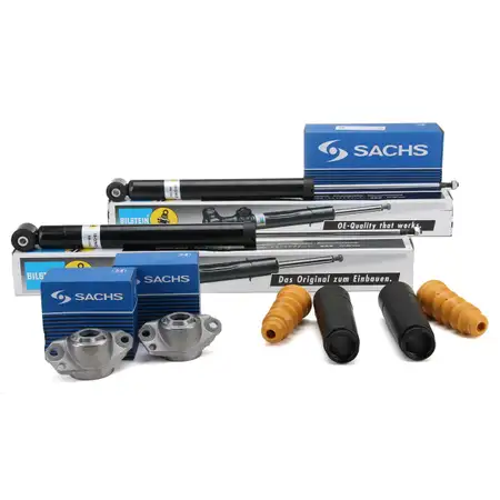 2x BILSTEIN B4 Sto&szlig;d&auml;mpfer Staubschutz Domlager SEAT Leon SKODA Octavia VW Golf 4 hinten