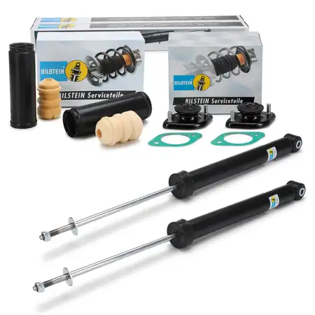 2x BILSTEIN B4 Sto&szlig;d&auml;mpfer + Staubschutz + Domlager BMW 3er E46 Compact + Touring hinten