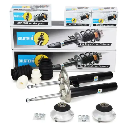 2x BILSTEIN B4 Sto&szlig;d&auml;mpfer + B1 Staubschutz + Domlager BMW 3er E46 mit M-Technik vorne