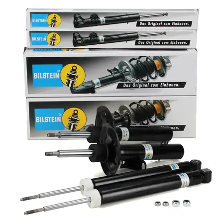 4x BILSTEIN B4 Fahrwerksd&auml;mpfer Sto&szlig;d&auml;mpfer BMW X3 E83 mit Standardfahrwerk vorne + hinten