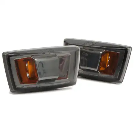 2x Blinker Kotfl&uuml;gel RAUCHGRAU f&uuml;r OPEL Astra H Cosa D E Insignia A Zafira C links+rechts