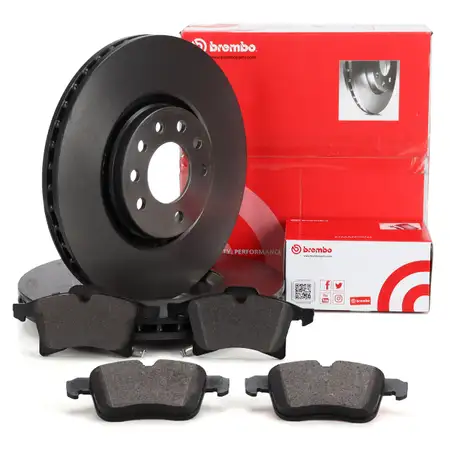 BREMBO Bremsscheiben + Bel&auml;ge OPEL Astra H Corsa D E Zafira B vorne