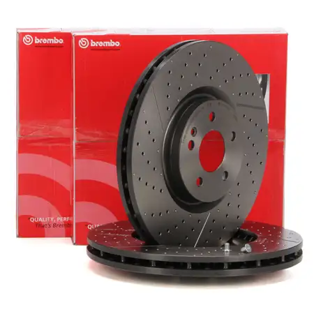 BREMBO Bremsscheiben Satz MERCEDES A-Klasse W176 CLA C117 X117 GLA X156 45 AMG vorne