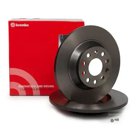 BREMBO 08.C501.11 Bremsscheiben Satz VW Golf 7 Passat Tiguan Touran AUDI A3 Q3 TT hinten