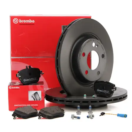 BREMBO Bremsscheiben + Bel&auml;ge + Wako MERCEDES W213 S213 A238 C238 hinten