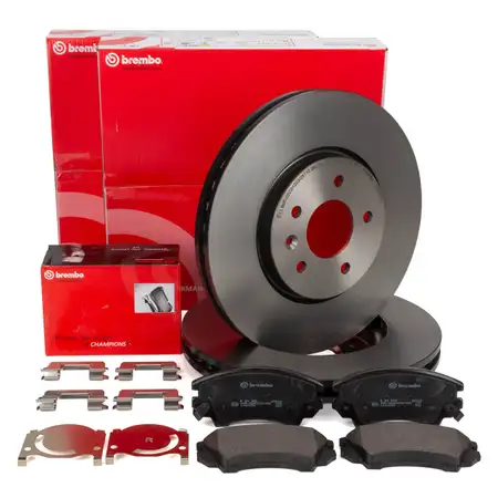 BREMBO Bremsscheiben + Bremsbel&auml;ge OPEL Astra J Cascada Zafira Tourer C 17 Zoll vorne