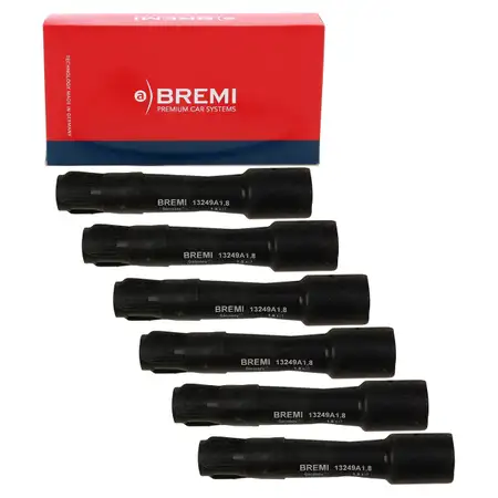 6x BREMI Z&uuml;ndkerzenstecker BMW E36 E46 E34 E39 E38 X5 E53 Z3 M50 M52 M54 S50 12131730521