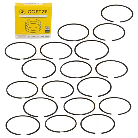 6x GOETZE 08-325900-00 Kolbenringsatz PORSCHE 993 3.8 Carrera RS 300 PS 99310392540