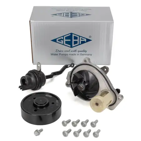 GEBA Wasserpumpe + Dichtung BMW 3er G20 G21 5er G30 G31 X3 G01 X3 G01 X5 G05 X4 G02 B47