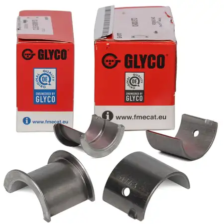 4x GLYCO Lagerschale Zwischenwelle Set PORSCHE 996 997 GT3 / Turbo / GT2