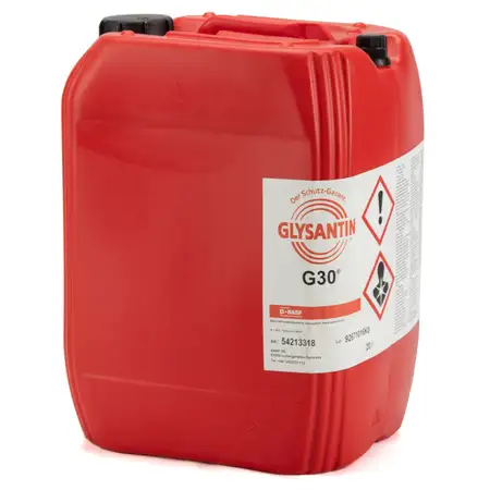 20L 20 Liter BASF GLYSANTIN Frostschutz K&uuml;hlerfrostschutz Konzentrat G30 PINK