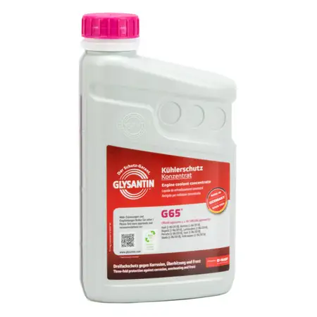 1L 1 Liter BASF GLYSANTIN Frostschutz K&uuml;hlerfrostschutz Konzentrat G65 PINK