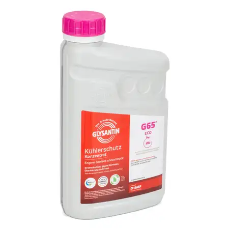 1L 1 Liter BASF GLYSANTIN Frostschutz K&uuml;hlerfrostschutz Konzentrat G65 Eco PINK