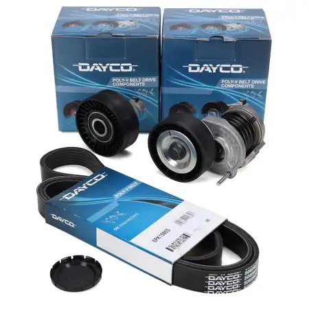 DAYCO Keilrippenriemen + Spanner + Rolle AUDI A4 B8 A5 A6 C6 Q5 8RB SEAT Exeo 2.0 TDI