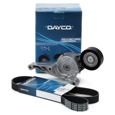 DAYCO 6PK1050 Keilrippenriemen + Riemenspanner VW Golf 5 Passat B6 Touran 1.9/2.0 TDI