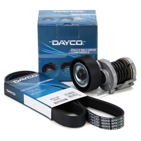 DAYCO 6PK1180 Keilrippenriemen + Riemenspanner VW Polo 9N Ibiza 3 Fabia 1 2 1.4/1.9 TDI