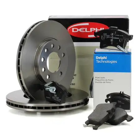 DELPHI Bremsscheiben + Bel&auml;ge OPEL Astra G H Meriva A B Zafira B vorne