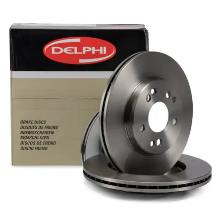 DELPHI BG2345 Bremsscheiben Satz MERCEDES 190 W201 E-Klasse W124 SL C/C107 vorne