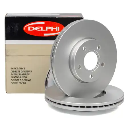 DELPHI BG3868C Bremsscheiben Satz FORD Focus 2 MK2 Focus / C-Max (DM2) vorne