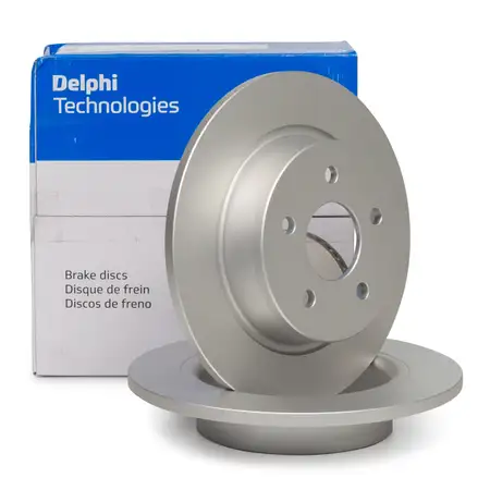 DELPHI BG4533C Bremsscheiben Satz FORD C-Max 2 Kuga 2 Tourneo / Transit Connect hinten