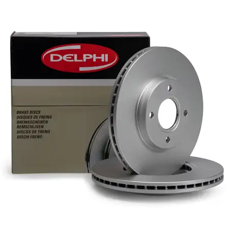 DELPHI BG4569C Bremsscheiben Satz FORD Fiesta 6 MK6 B-Max Tourneo / Transit Courier vorne