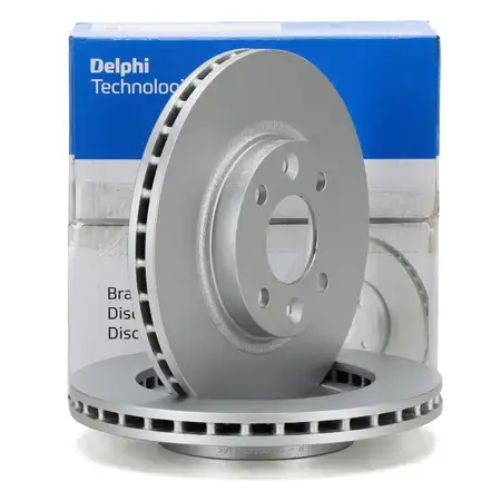 DELPHI BG4570C Bremsscheiben Satz DACIA Logan 2 Sandero 2 RENAULT Clio 4 vorne