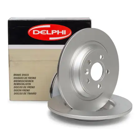 DELPHI Bremsscheiben Satz f&uuml;r VOLVO S60 II S80 II V60 V70 III XC70 II hinten