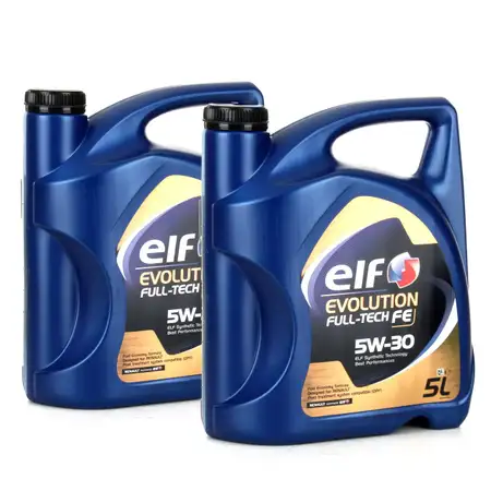 10 Liter elf Evolution Full-Tech FE 5W-30 Motor&ouml;l &Ouml;l RENAULT RN0720 MB 226.51