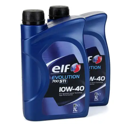 2L 2 Liter elf Evolution 700 STI 10W-40 Motor&ouml;l f&uuml;r VW 501.01/505.00 MB 229.1