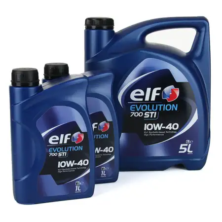 7L 7 Liter elf Evolution 700 STI 10W-40 Motor&ouml;l f&uuml;r VW 501.01/505.00 MB 229.1