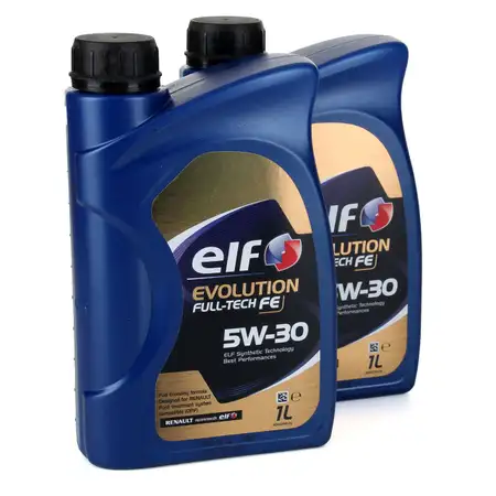 2L 2 Liter elf Evolution Full-Tech FE 5W-30 Motor&ouml;l &Ouml;l RENAULT RN0720 MB 226.51