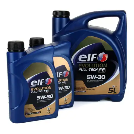 7L 7 Liter elf Evolution Full-Tech FE 5W-30 Motor&ouml;l &Ouml;l RENAULT RN0720 MB 226.51