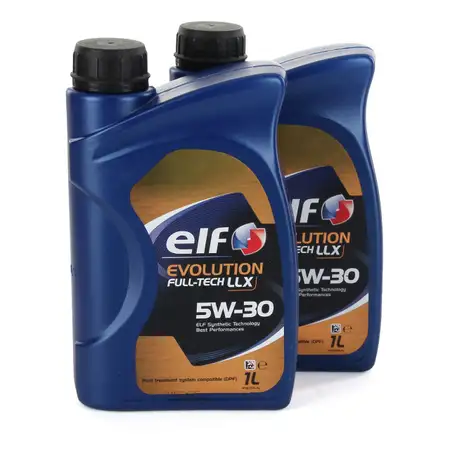 2L 2 Liter elf Evolution Full-Tech LLX 5W-30 Motor&ouml;l &Ouml;l VW 504/507.00 MB 229.51