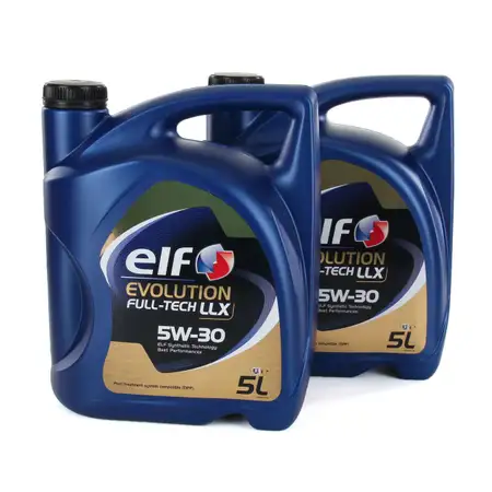 10 Liter elf Evolution Full-Tech LLX 5W-30 Motor&ouml;l &Ouml;l VW 504/507.00 MB 229.51