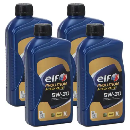 4L 4 Liter elf Evolution R-TECH ELITE 5W-30 5W30 Motor&ouml;l &Ouml;l C3 Renault RN17